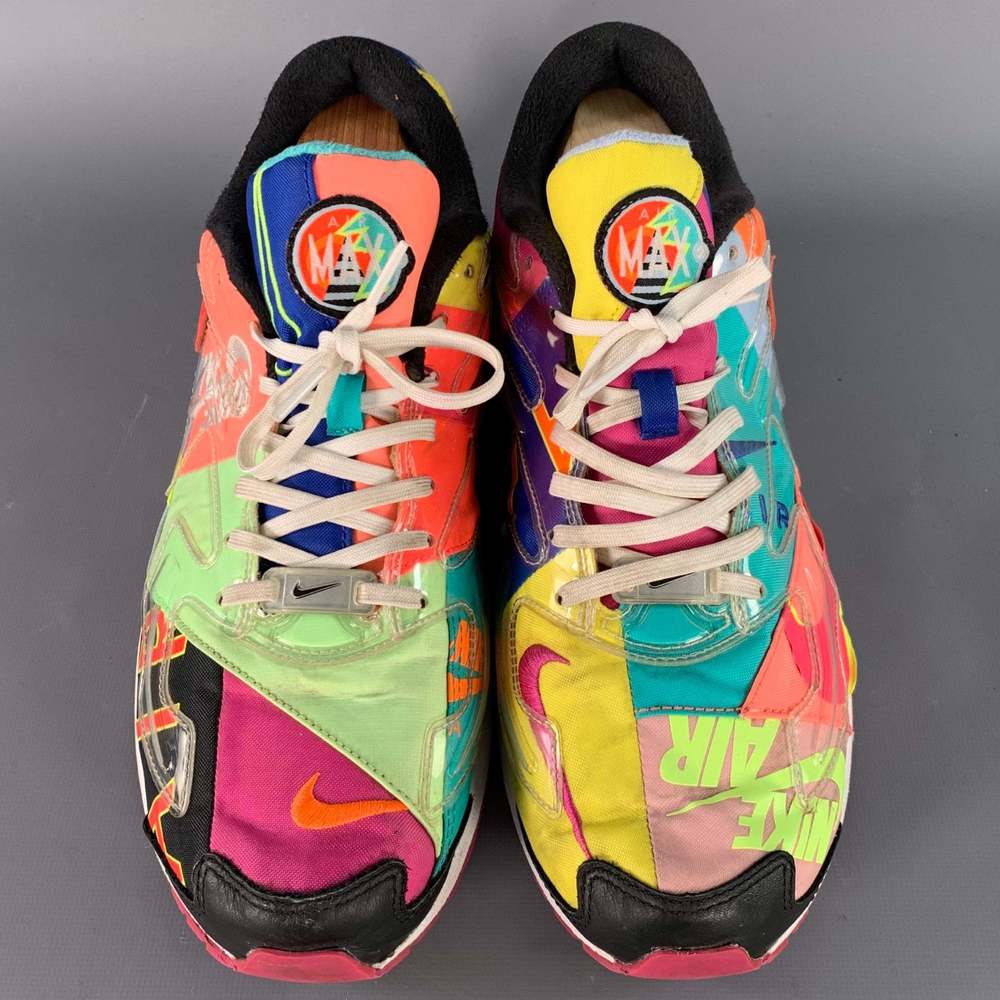 NIKE Air Max 2 Light Multi Color Color Block Nylon Sneakers - Picture 4 of 11
